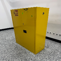 Uline H-1564S-Y Flammable Liquid Storage Cabinet image 1